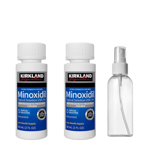 Minoxidil kirkland 5% (120ml) 2 meses de tratamiento(obsequio mascarilla hidratante)