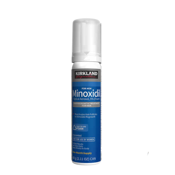 Minoxidil Kirkland 5% en Espuma x 2 meses+dermaroller titanio - Imagen 2