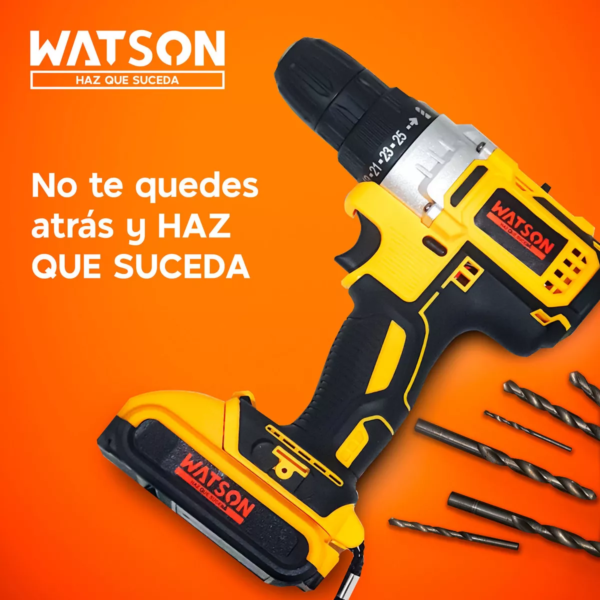 Taladro Inalámbrico Watson 36v + 2 Batetias(Entrega gratuita, pago al recibir) - Imagen 3