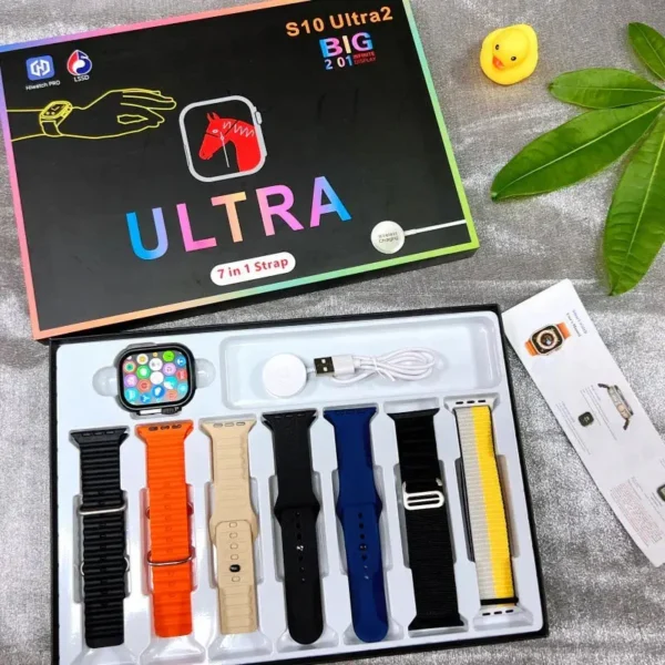 SmartWatch S10 Ultra 2 (7 correas)pantalla de 2,3 pulgadas