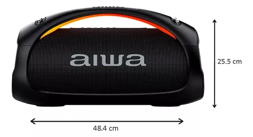 Parlante Portatil Bluetooth Aiwa Ipx6 Con Tws 110w Aw-s544bt Color Negro - Imagen 4