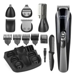 Cortadora de Pelo Kemei KM-5061 – Kit de Cuidado Personal 10 en 1