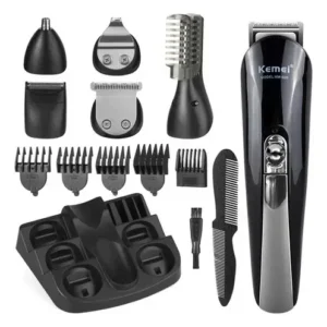 Cortadora de Pelo Kemei KM-5061 – Kit de Cuidado Personal 10 en 1