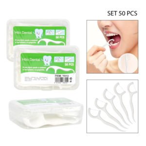 Hilo Dental 50 Unidades Carbon bambú
