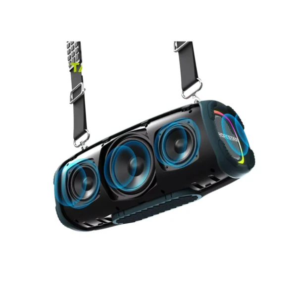 Parlante Hopestar A6 Max  Portátil Bluetooth con Correa y Micrófono - Imagen 2
