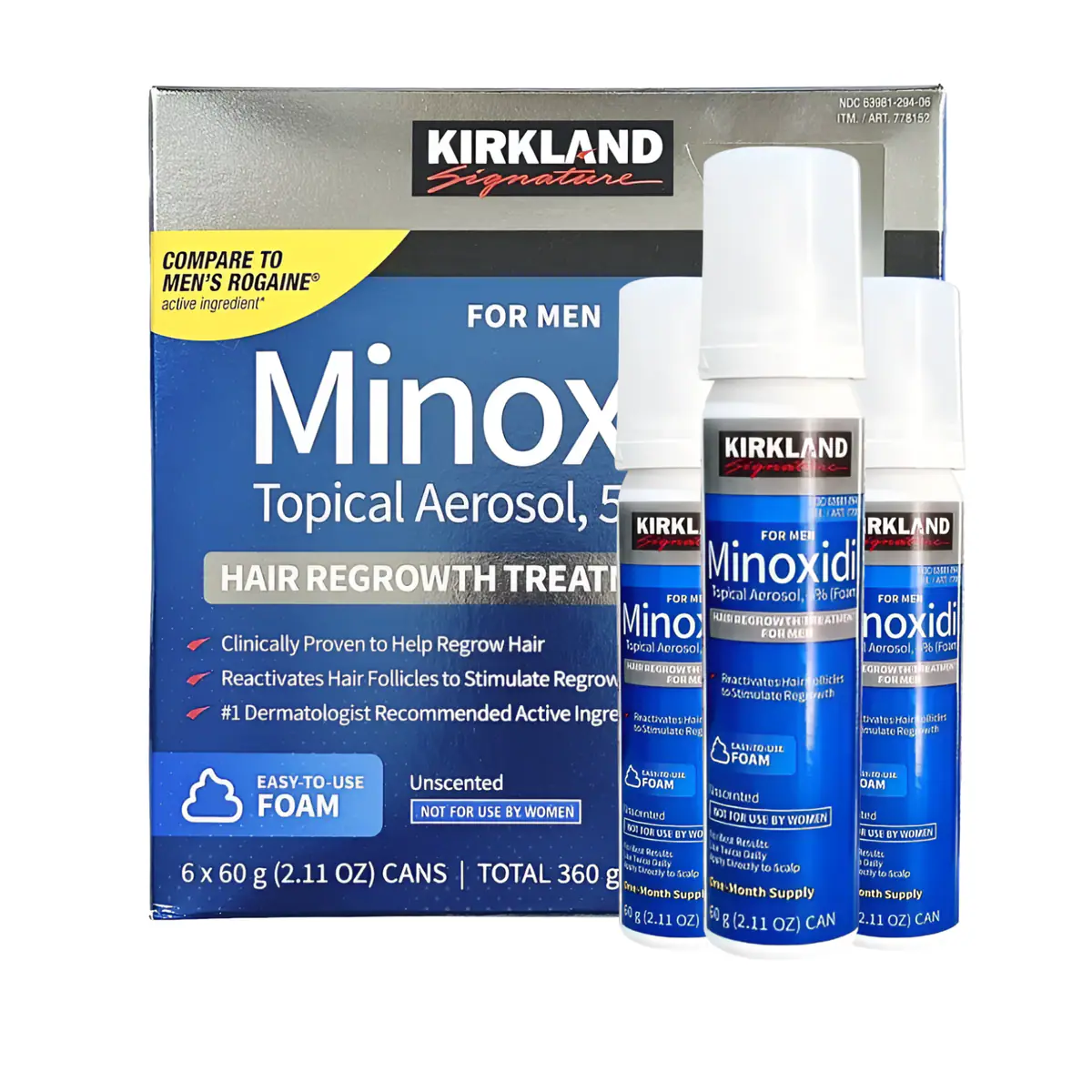 Comparación entre minoxidil líquido y espuma