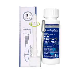 Minoxidil Member’s Mark 5% 1 mes + Dermaroller ajustable 0.5mm a 3 mm en Ofertazo Chile