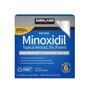 Minoxidil Kirkland 5% en Caja Espuma x 6 meses envió gratis en Ofertazo Chile