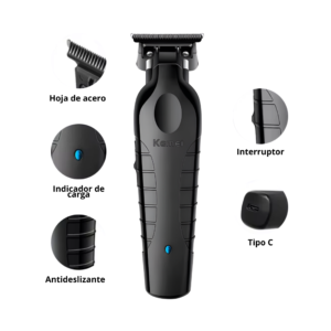 Maquina Kemei KM 2299 cortadora de pelo patillera en Ofertazo Chile