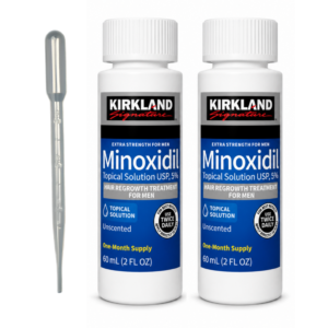 Minoxidil Kirkland 5% 120ml 2 Meses de Tratamiento + gotario en Ofertazo Chile