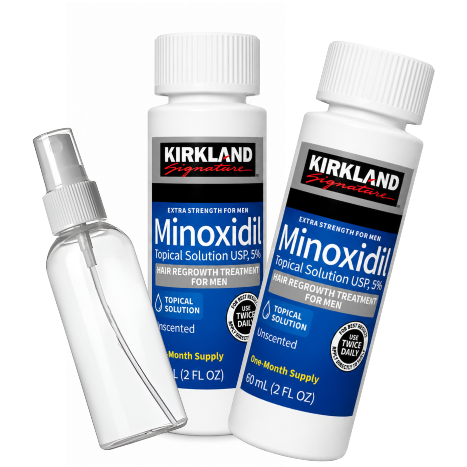 Minoxidil Kirkland 5% 120ml 2 Meses de Tratamiento + atomizador gratis en Ofertazo Chile - foto 2