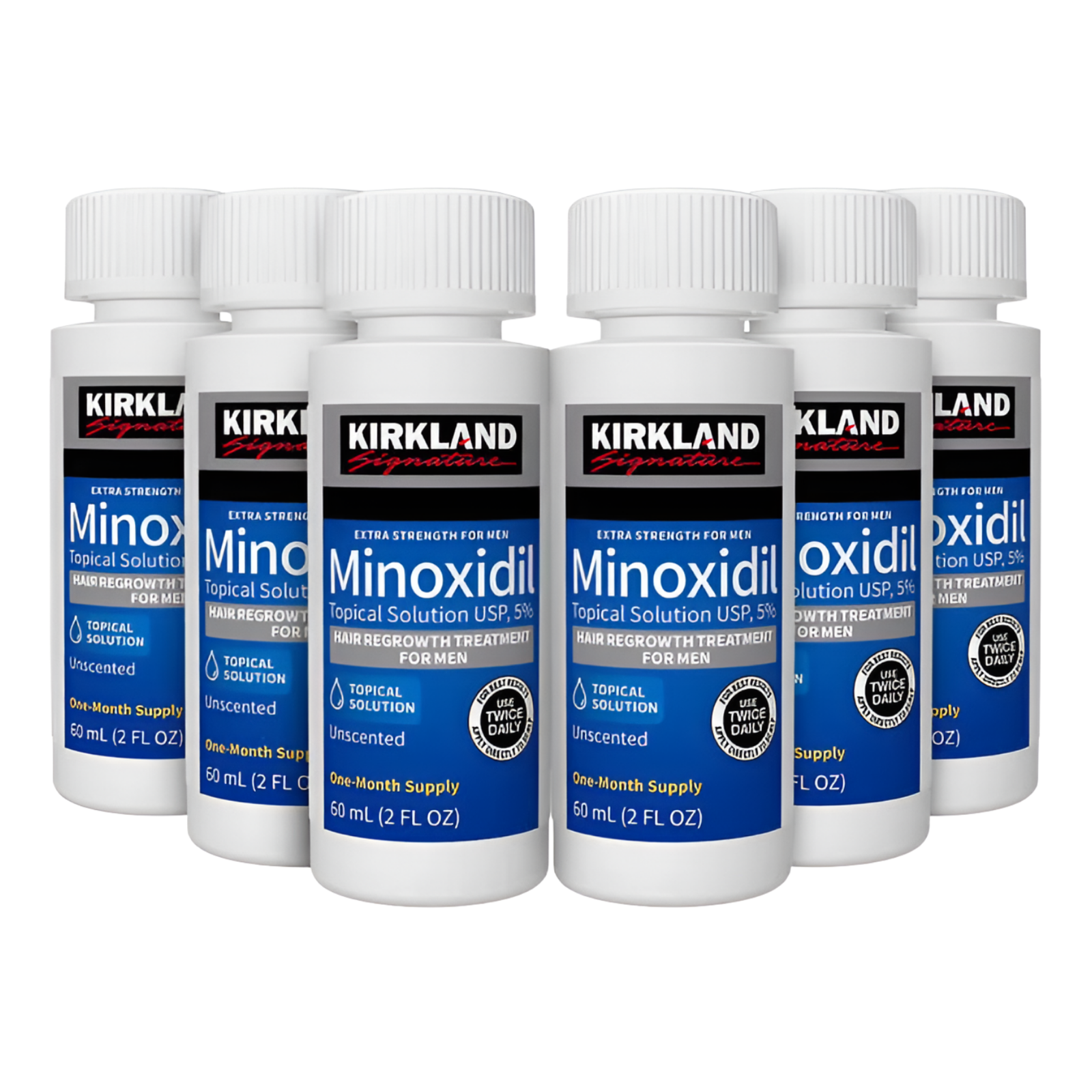 Minoxidil Kirkland 5% 360ml Caja 6 Meses de Tratamiento en Ofertazo Chile