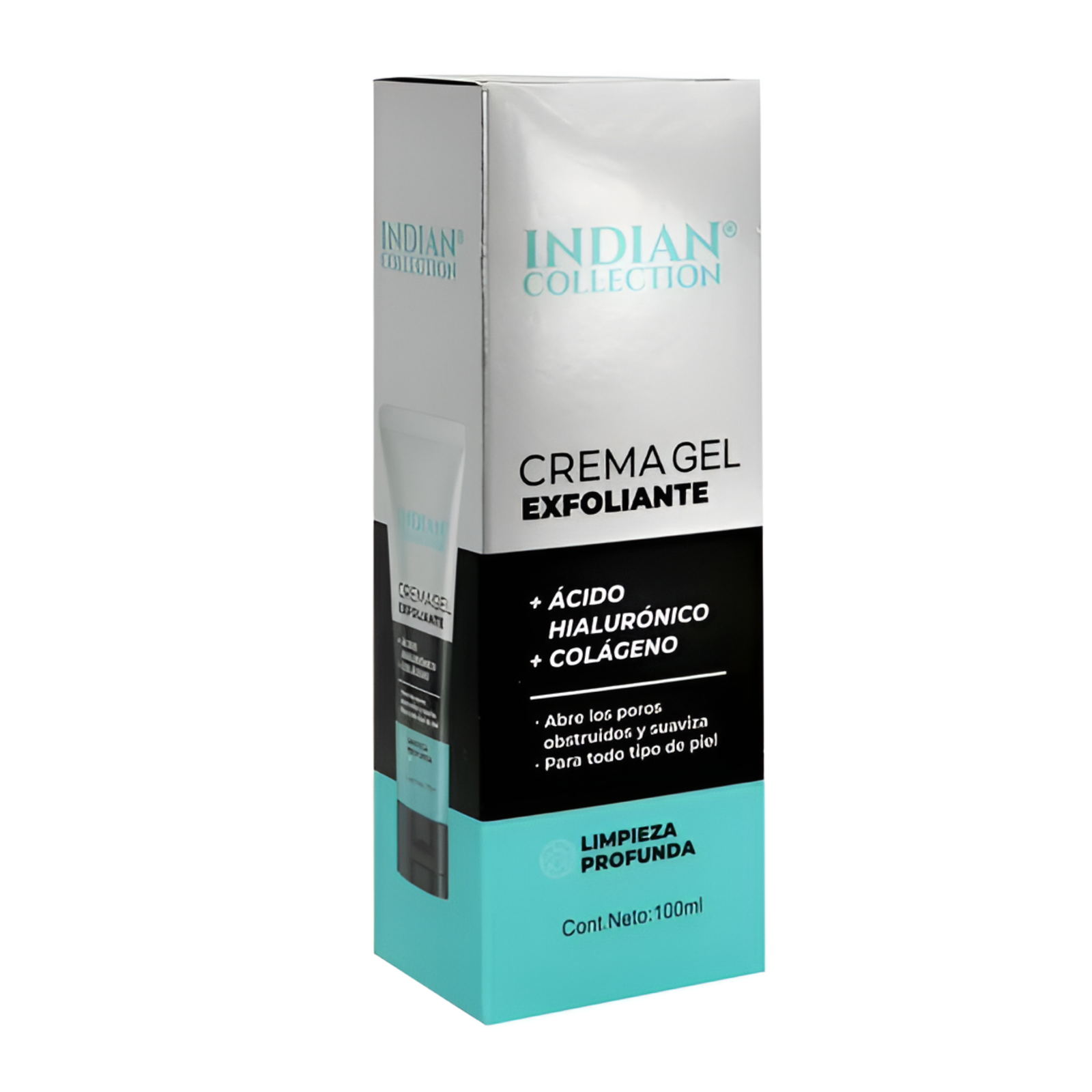 Crema Gel Exfoliante Facial para Hombre – 100 ml Indian Collection en Ofertazo Chile - foto 2