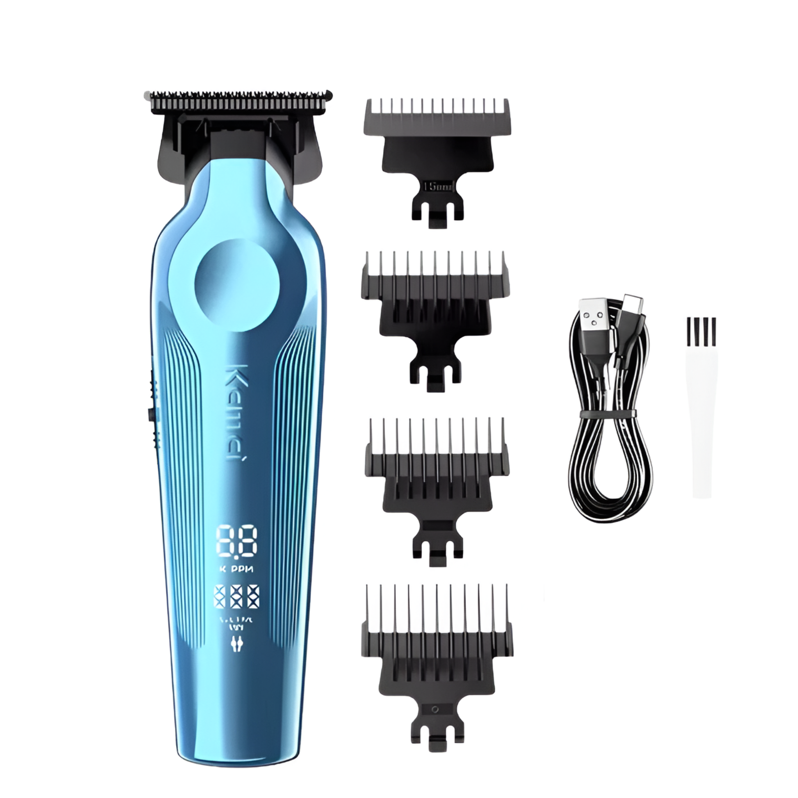 Maquina trimmer Kemei-Km-264 patillera recargable inalámbrica en Ofertazo Chile - foto 2