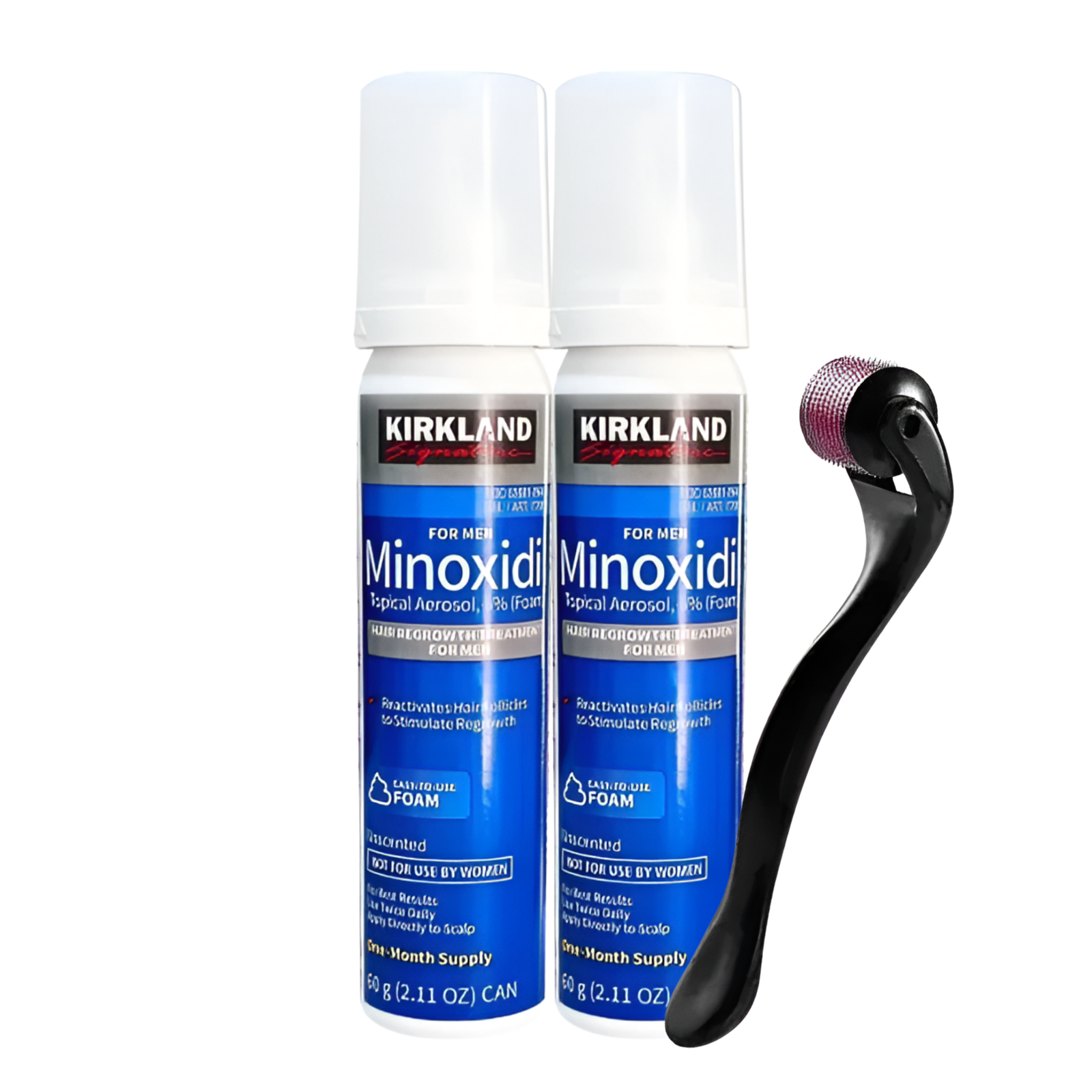 Minoxidil Kirkland 5% Espuma – 2 Meses + Dermaroller en Ofertazo Chile - foto 3