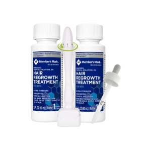 Minoxidil Member’s Mark 5% 2 meses + Dermaroller ajustable 0.5 mm a 3 mm en Ofertazo Chile