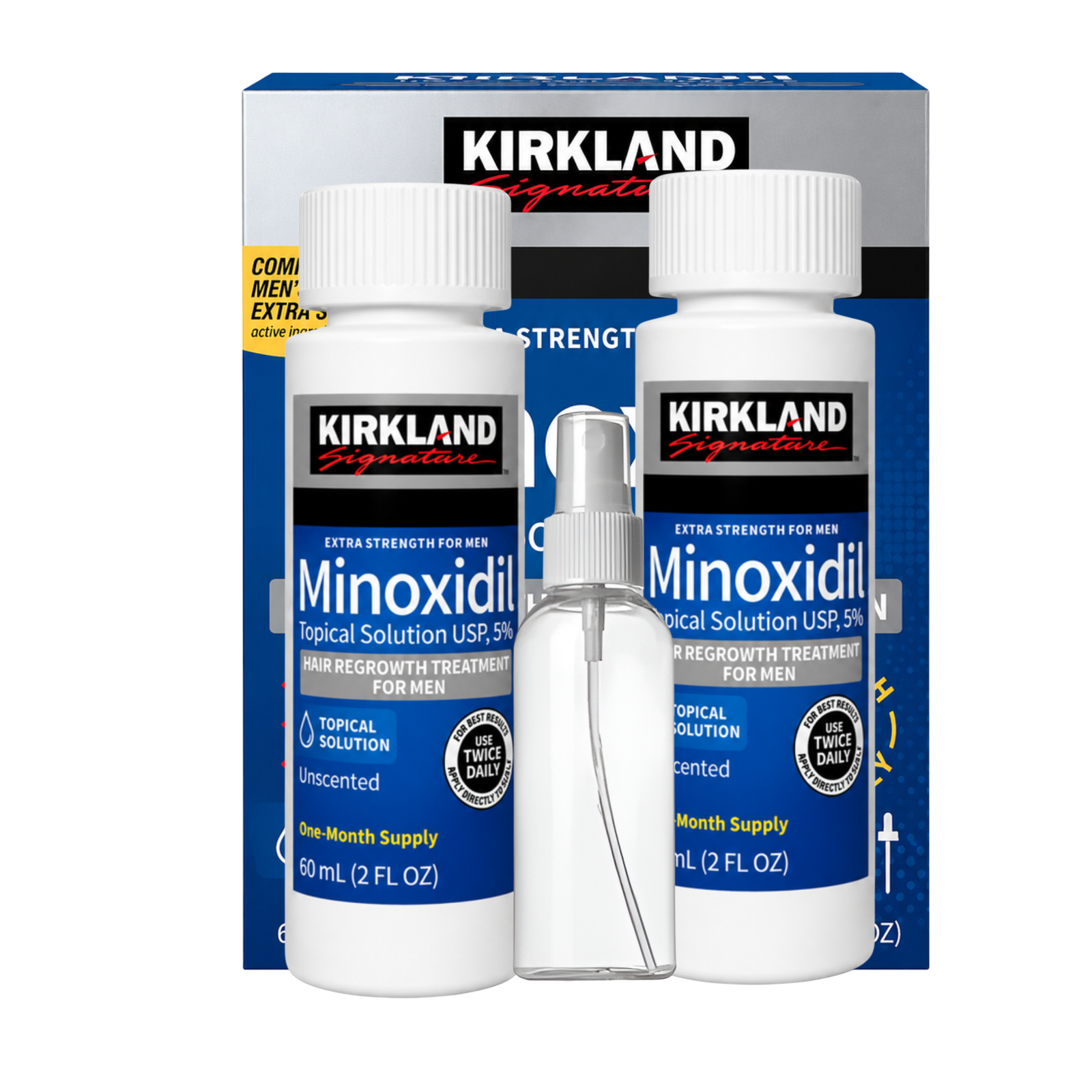 Minoxidil Kirkland 5% 120ml 2 Meses de Tratamiento + atomizador gratis en Ofertazo Chile - foto 3